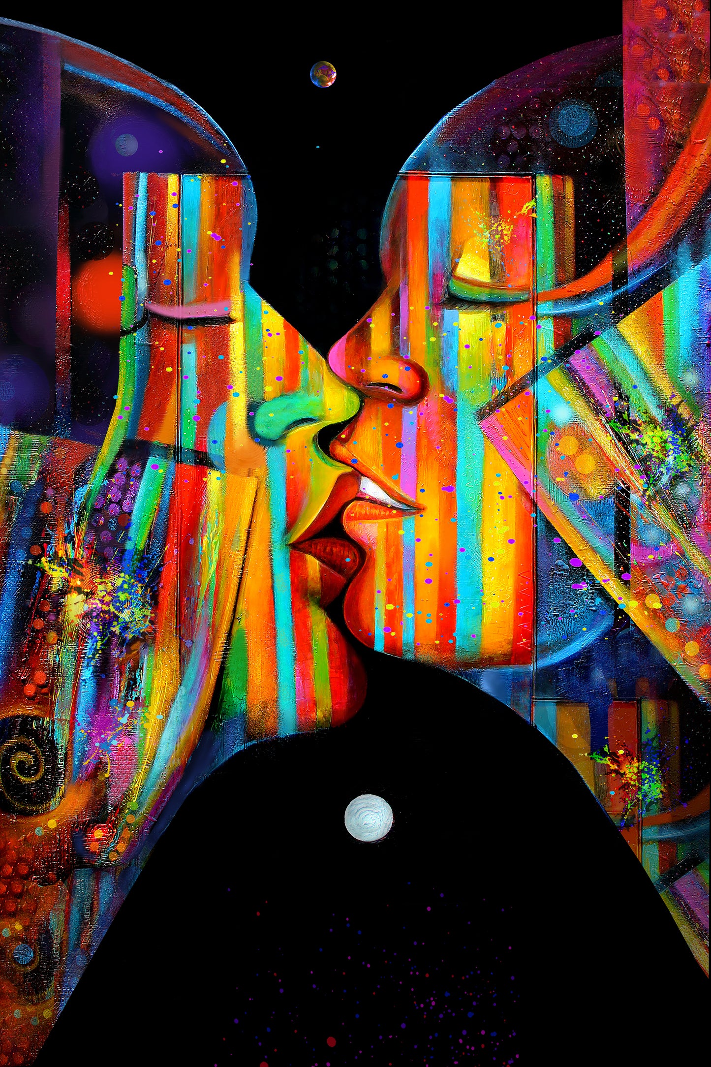 " FIRST KISS " - LIMITED EDITION PRINT - 12 X 18 Inches