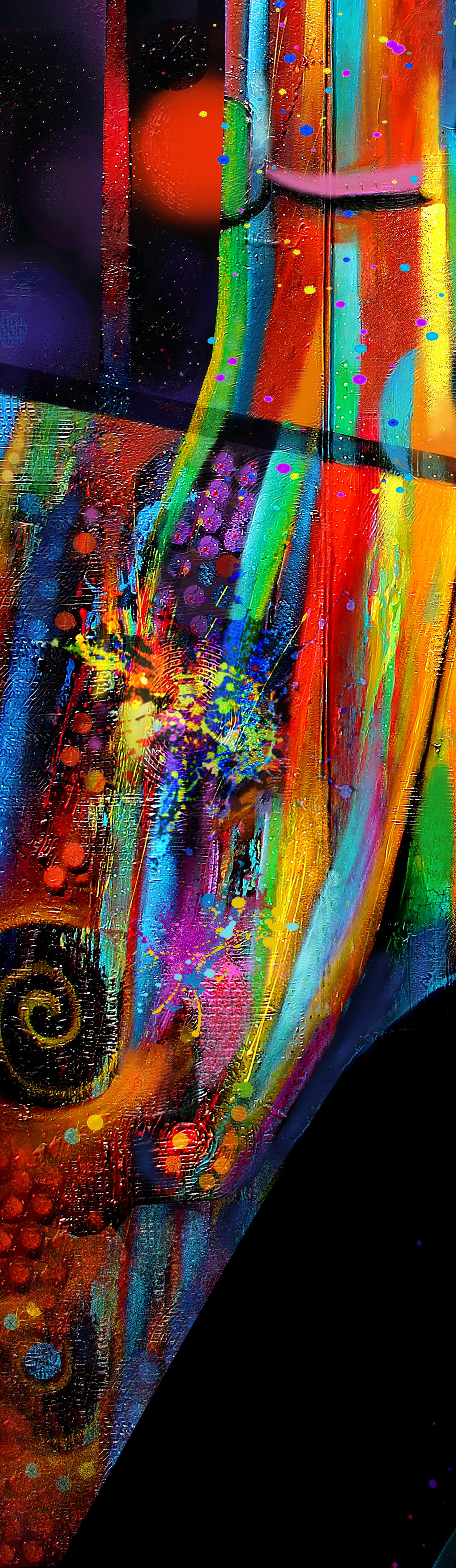 " FIRST KISS " - HAND EMBELLISHED GICLEE ON CANVAS - 36 x 24 Inches