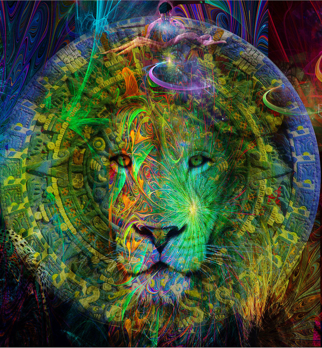 "KING DREAMS" MIX MEDIA ARTWORK ON CANVAS 36 x 24 Inches