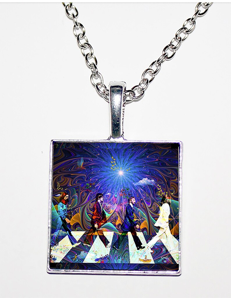 "ABBEY ROAD DREAMS" ART JEWELRY NECKLACE