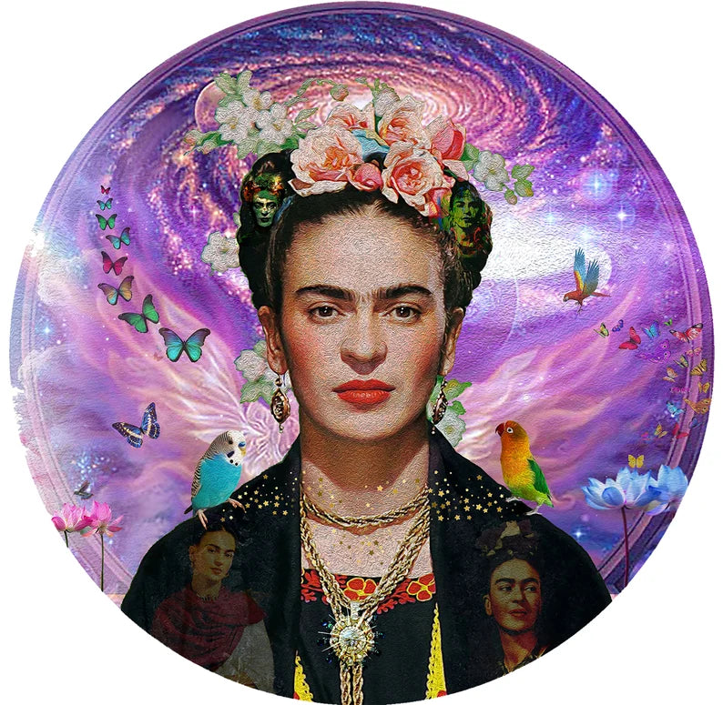 "AMANDO A FRIDA" ART JEWELRY NECKLACE